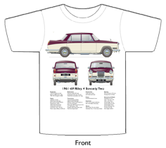 Riley 4 Seventy Two 1961-69 T-shirt Front